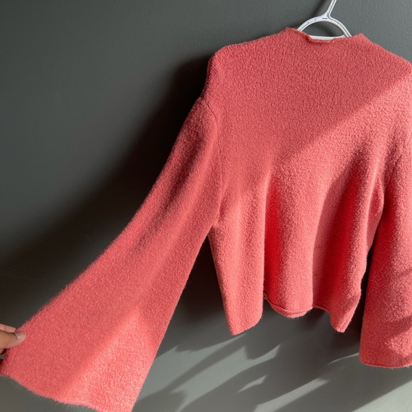 Pink sweater cardigan - Picture 3 of 3